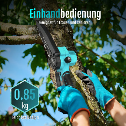 YARDCARE 6" bürstenlose Akku-Kettensäge