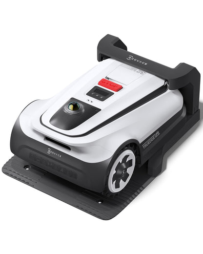 ECOVACS Goat A1600 RTK Mähroboter ohne Begrenzungskabel, 1600m², 330 mm Schnittbreite, LiDAR-unterstützte RTK+Vision Navigation, Rasenmäher Roboter, 100W Schnittleistung, 50% Steigungen