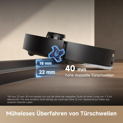 Dreame L40s Pro Ultra, 19,000Pa, Selbstreinigend, Hindernisvermeidung, Sprachsteuerung