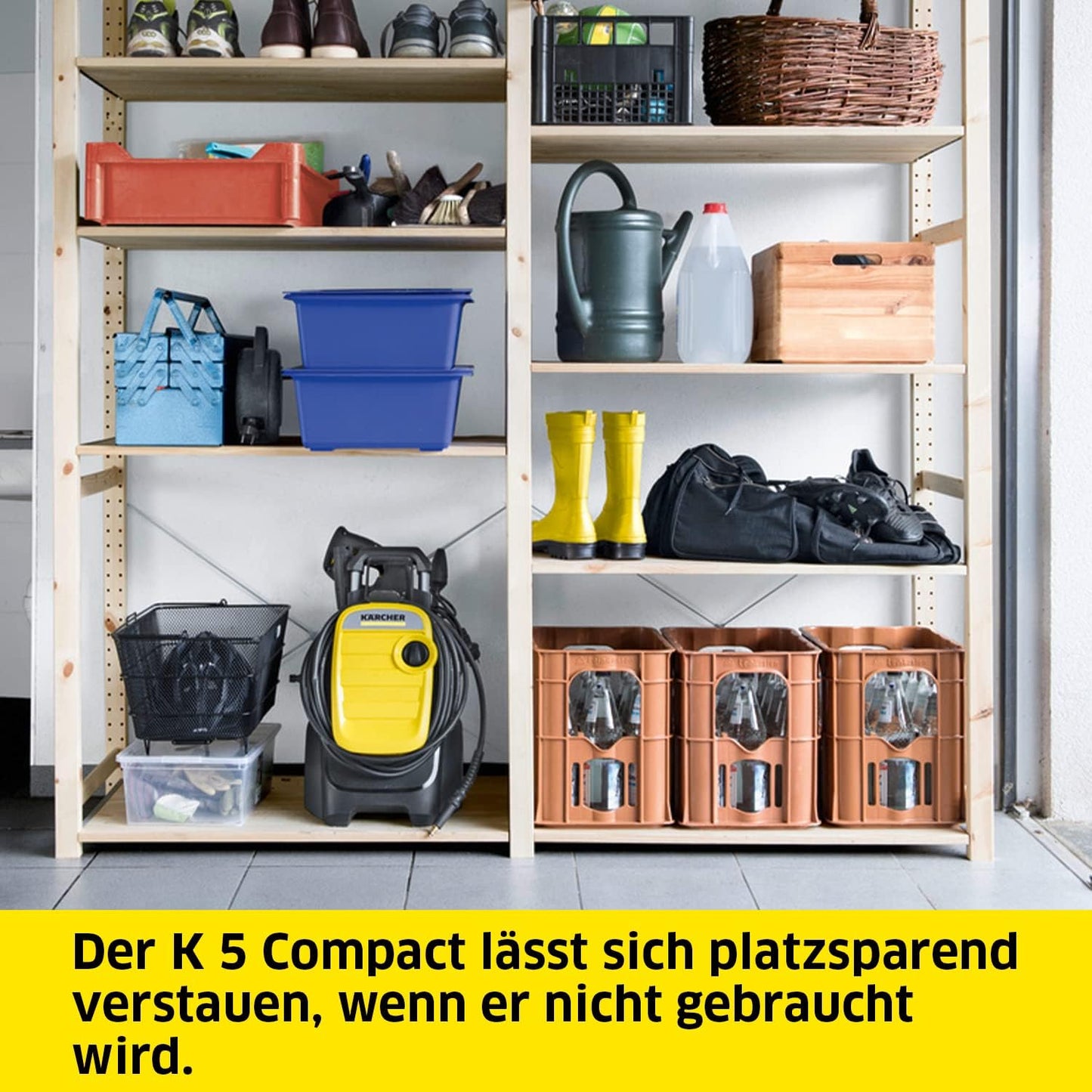 Kärcher K 5 Compact Home Hochdruckreiniger, 145 bar, Flächenreiniger T5