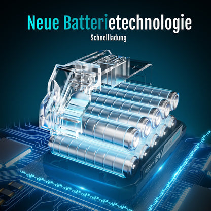 YARDCARE 6" bürstenlose Akku-Kettensäge