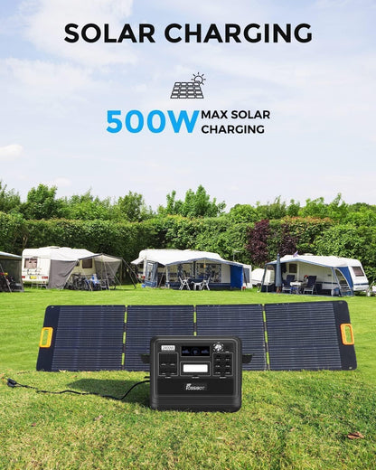 FOSSIBOT F2400 Solargenerator 2048Wh, 2400W (4800W Peak), AC-Ausgänge