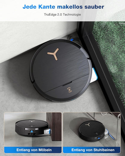 ECOVACS X9 PRO Omni, 16.600Pa, OZMO Roller, ZeroTangle 3.0, Heißwasser-Wischung, TruEdge 2.0, YIKO-GPT