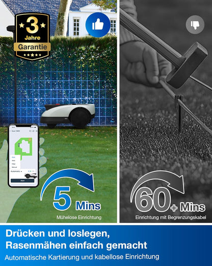 ECOVACS Goat O500 Mähroboter 500 m², LiDAR & ohne Kabel