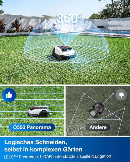 ECOVACS Goat O500 Mähroboter 500 m², LiDAR & ohne Kabel