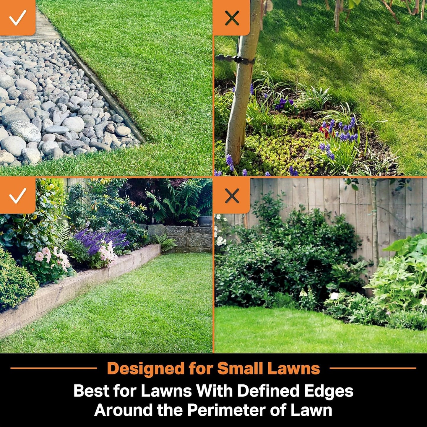 LawnMaster OcuMow™ 24V kabelloser Roboter-Rasenmäher & Trimmer